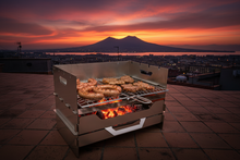 Carica l'immagine nel visualizzatore di Gallery, BARBECUE PICCOLO ACCIAIO