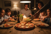 Carica l'immagine nel visualizzatore di Gallery, Cena in famiglia - Taglio pizza