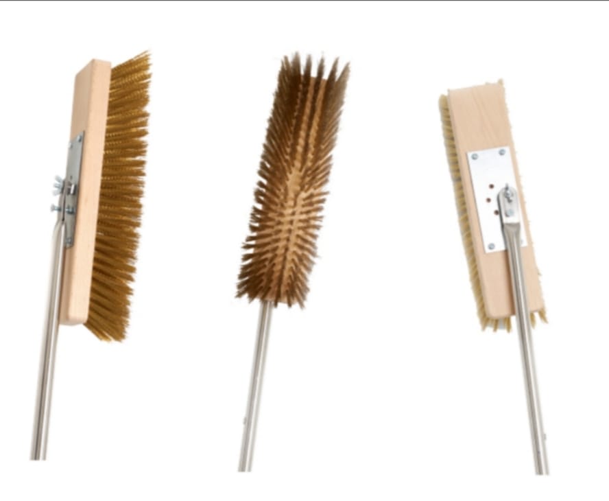 SPAZZOLA SPID LUNGA OTTONE SIT • MANICO PLT