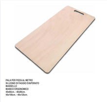 Carica l'immagine nel visualizzatore di Gallery, PALA PER PIZZA al metro in legno di faggio evaporato massello