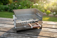 Carica l'immagine nel visualizzatore di Gallery, BARBECUE PICCOLO ACCIAIO
