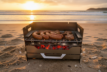 Carica l'immagine nel visualizzatore di Gallery, BARBECUE PICCOLO ACCIAIO
