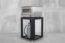 Carica l'immagine nel visualizzatore di Gallery, Forno rettangolare con vetro sul carrello
