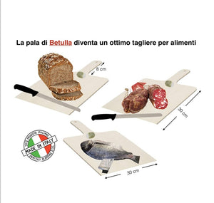 Joeji's Kitchen - Pietra Refrattaria Per Pizza 30x38cm Con Pala In Alluminio | Per Forno E Grill - Foto 12